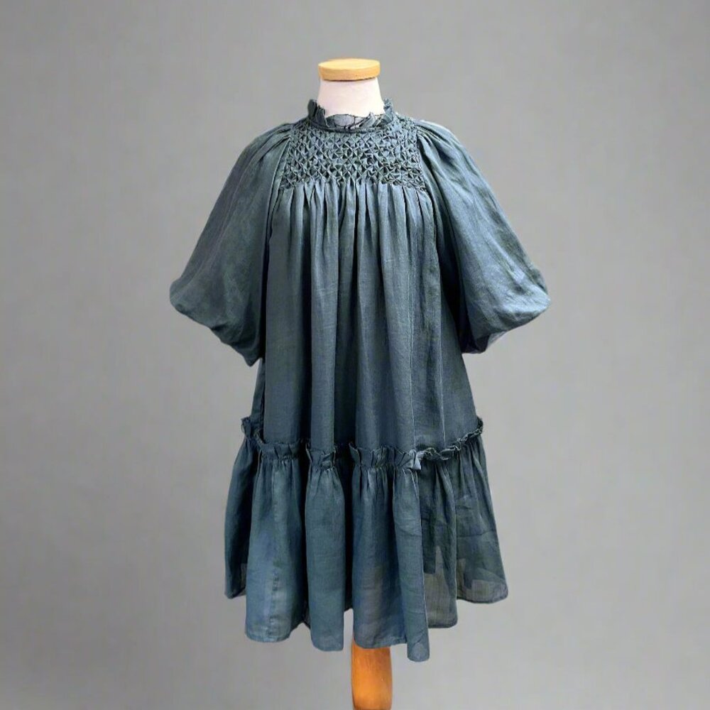Sea New York teal Geneva dress, size XS